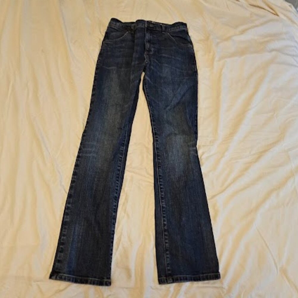 Wrangler Boys Retro Slim Straight Jeans – Size 18 (Fits Like Men’s 30x32)